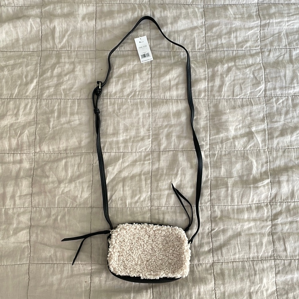 Banana Republic teddy purse with strap